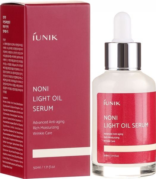 Сироватка антивікова масляна для обличчя iUNIK Noni Light Oil Serum 50ml au-4067 фото