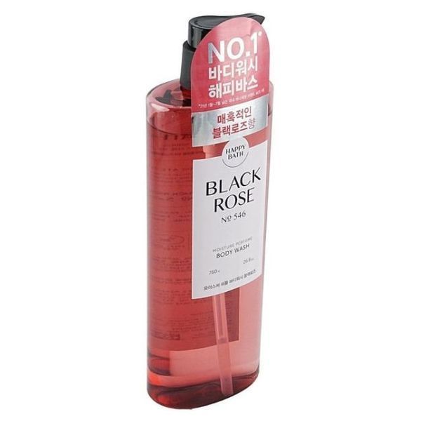 Гель для душу Happy Bath Moisture Perfume Body Wash Black Rose 760g ge-11131 фото