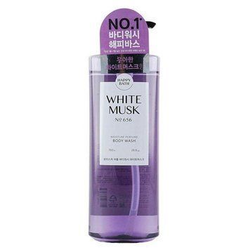 Гель для душу Happy Bath Moisture Perfume Body Wash White Musk 760g ge-11130 фото