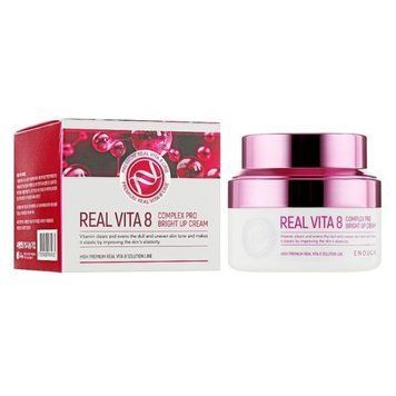Крем для обличчя із вітамінами Enough Real Vita 8 Complex Pro Bright Up Cream 50ml au-8490 фото