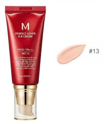 ВВ Крем Матуючий З Ідеальним Покриттям Missha M Perfect Cover BB Cream SPF42 PA+++ (50ml, 13 відтінок - молочний беж) vv-1615 фото