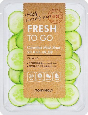 Маска тканинна для обличчя з огірком Tony Moly 20g au-6415 фото