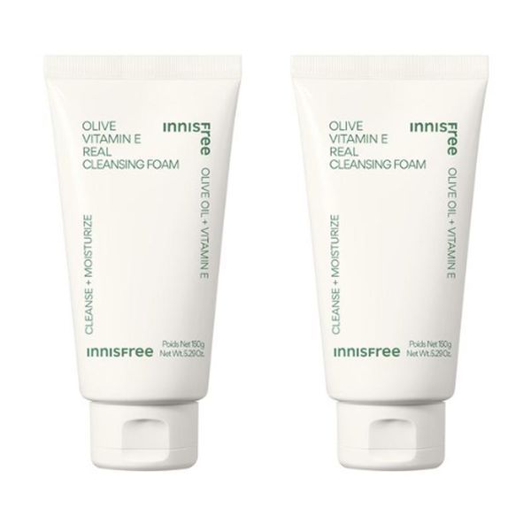 Пінка для вмивання з оливковою олією Innisfree Olive Vitamin E Real Cleansing Foam 150g pe-90919 фото