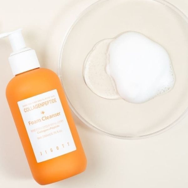 Пінка для вмивання Jigott CollagenPeptide Foam Cleanser 200ml au-83475 фото