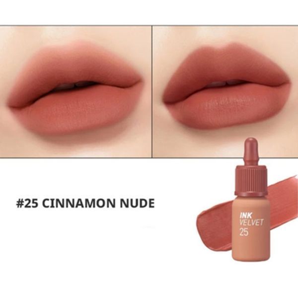 Матовий стійкий тінт для губ PERIPERA INK VELVET 025 CINNAMON NUDE gu-11294 фото
