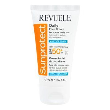 Щоденний ЗВОЛОЖУЮЧИЙ крем для обличчя з SPF 50+ 50мл REV SUNPROTECT re-06574 фото
