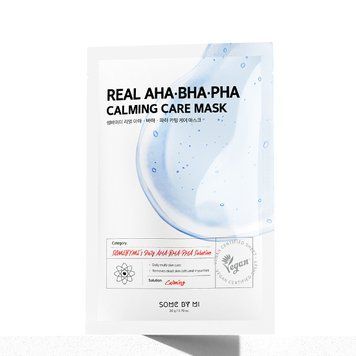 Маска тканевая с кислотами Some By Mi Real Aha Bha Pha Calming Care Mask 20ml au-6194 фото