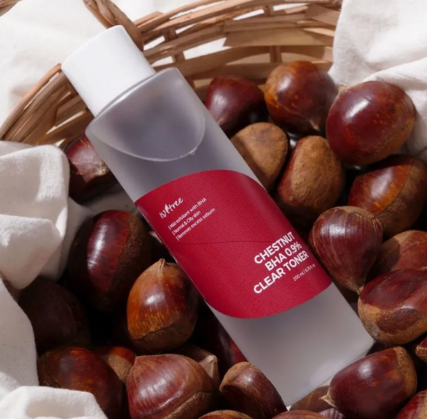 Тонер [ISNTREE] CHESTNUT BHA 0.9% CLEAR TONER 200ml so-40156 фото