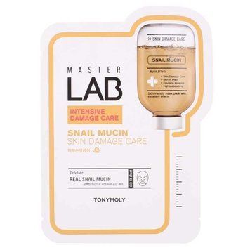 Професійна Маска, Що Відновлює, З Улиточним Муцином Tony Moly Master Lab Snail Mucin Mask 30ml tk-720 фото