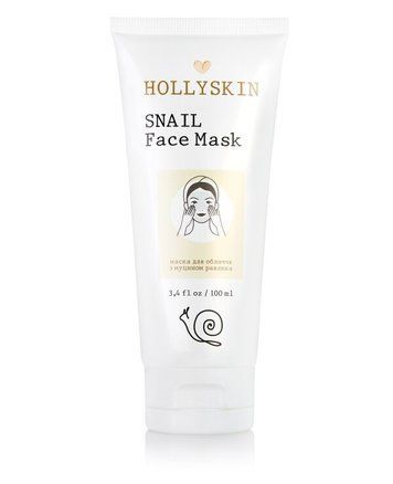Маска для лица c муцином улитки Hollyskin Snail Face Mask 100ml sm-5365 фото