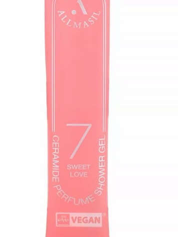 Парфумований гель для душу ALLMASIL 7 CERAMIDE PERFUME SHOWER GEL_Sweet Love 8ml ge-62624 фото