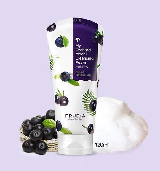 Пена для умывания с экстрактом ягод асаи Frudia My Orchard Acai Berry Cleansing Foam (Low Ph Cleanser) 120ml pe-3821 фото