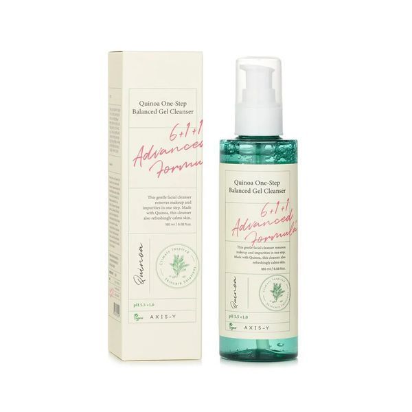 Успокаивающий гель для умывания AXIS-Y Quinoa One-Step balanced Gel Cleanser 180ml pe-10027 фото