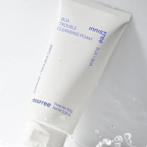 Пінка для чутливої та проблемної шкіри Innisfree [INNISFREE] Bija Trouble Cleansing Foam 150g pe-69199 фото