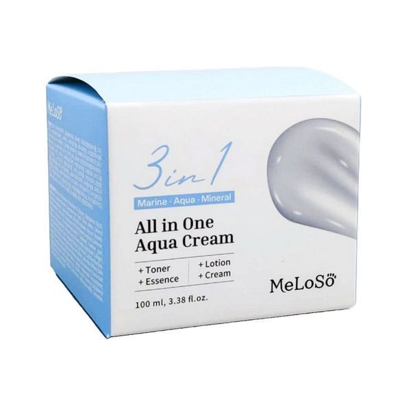 Крем зволожувальний універсальний 3-в-1 Meloso 3in1 All in One Aqua Cream 100ml kr-06369 фото