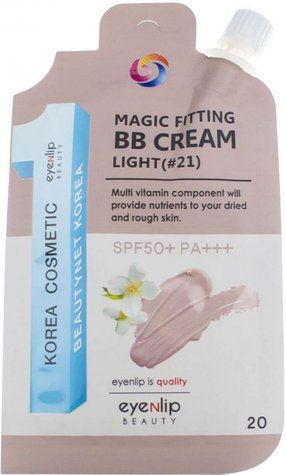 BB-крем, що освітлює для обличчя Eyenlip MAGIC FITTING BB CREAM LIGHT SPF 50+ PA ++++ 20ml (21) vv-4339 фото