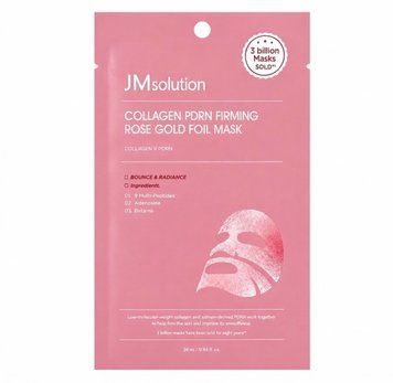 Маска JM Solution Collagen PDRN Firming Rose Gold Foil MASK li-56086 фото