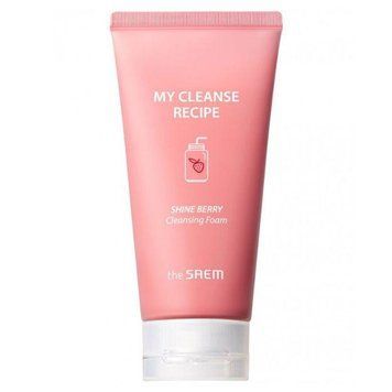 Пенка для умывания с экстрактами фруктов The Saem My Cleanse Recipe Cleansing Foam-Shine Berry 150ml pe-9263 фото