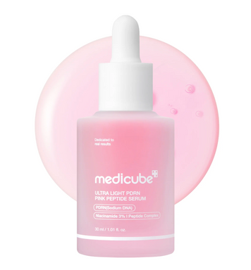 Легка сироватка з пептидами та PDRN Medicube PDRN PINK PEPTIE SERUM ULTRA LIGHT 30ml mc-62719 фото