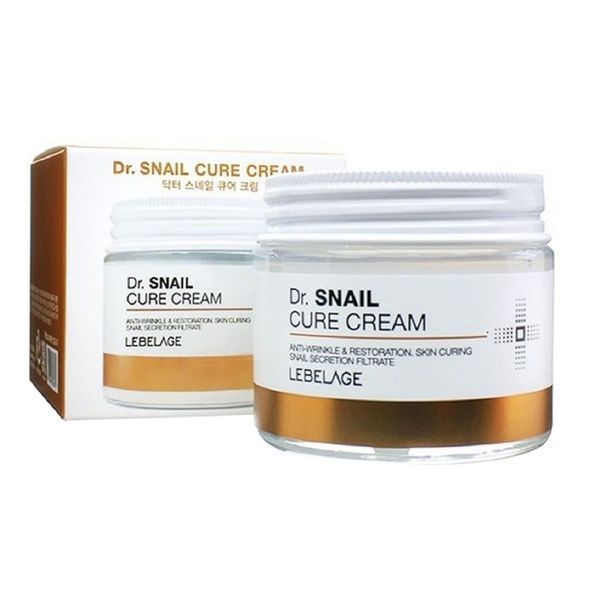 Заспокійливий крем для обличчя Lebelage Dr. Snail Cure Cream 70ml kr-16065 фото