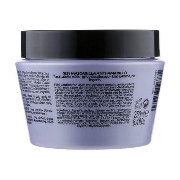 Антижовта маска для світлого та освітленого волосся Phytorelax Laboratories Keratin No-Yellow Hair M vo-10916 фото
