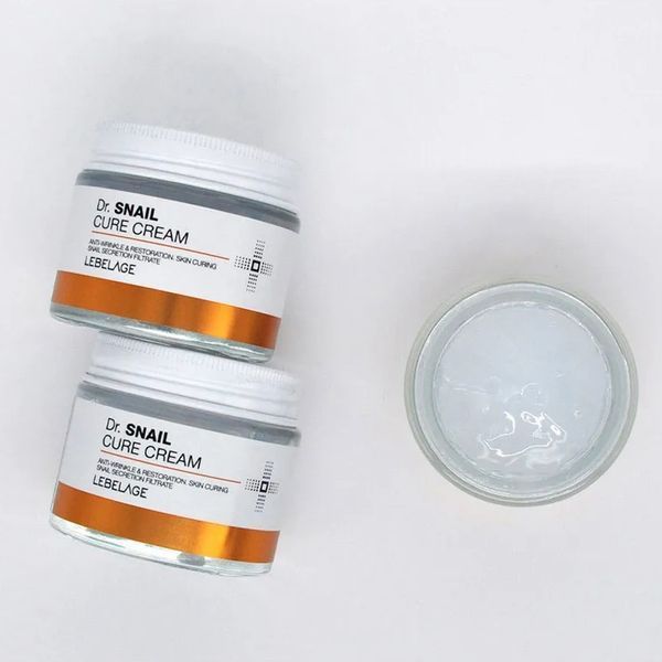 Заспокійливий крем для обличчя Lebelage Dr. Snail Cure Cream 70ml kr-16065 фото