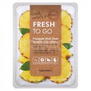 Тканинна маска для обличчя освіжаюча з ананасом Tony Moly 20g au-6414 фото