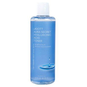 Зволожуючий тонер із гіалуроновою кислотою Jigott Aura Secret Hyaluronic Acid Toner 300ml to-8582 фото