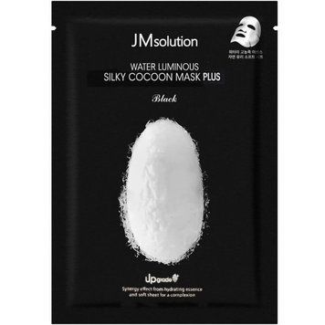Тканевая маска для лица с черным коконом JMSOLUTION WATER LUMINOUS SILKY COCOON MASK Black tk-36575 фото