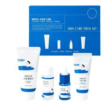 Набір засобів з березовим соком Round Lab Birch Juice Trial Kit ( 30ml + 20ml + 10ml + 20ml) li-40287 фото