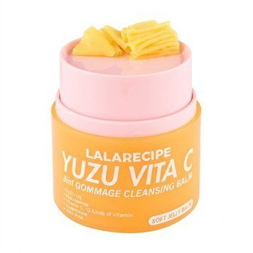 Очищуючий бальзам-гоммаж 50ml LALARECIPE YUZU VITA C 3in1 Gommage cleansing balm ba-51079 фото