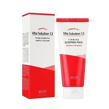 Нічна підтягуюча маска для обличчя Jigott Vita Solution 12 Firming Sleeping Pack 180ml dl-11527 фото