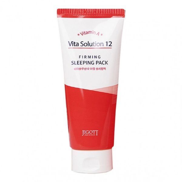 Нічна підтягуюча маска для обличчя Jigott Vita Solution 12 Firming Sleeping Pack 180ml dl-11527 фото