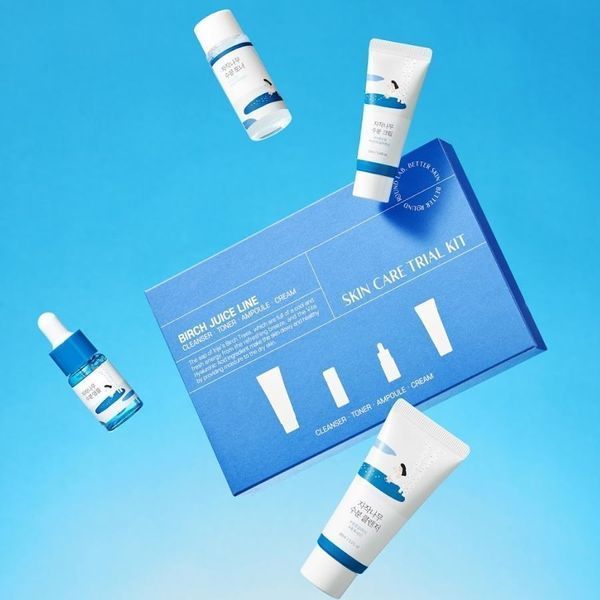Набір засобів з березовим соком Round Lab Birch Juice Trial Kit ( 30ml + 20ml + 10ml + 20ml) li-40287 фото
