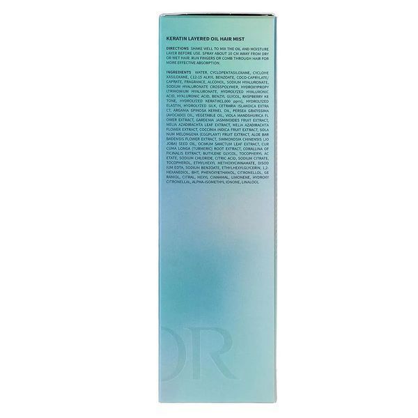 Двофазний кератиновий міст для волосся з комплексом олій La'dor Keratin Layered Oil Mist 130ml vo-24183 фото