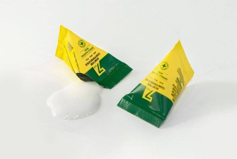 Скраб глубоко очищающий для обновления кожи с центеллой и AHABHA May Island 7 Days Secret Pore Clear Powder Scrub 5g 12шт 5ml sk-2370 фото
