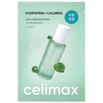 Тканинна маска для обличчя Celimax The Real Cica Calming Ampoule Mask 27ml tk-75896 фото
