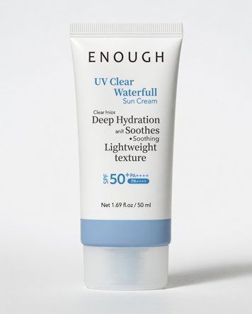 Сонцезахисний крем SPF50 PA+++ ENOUGH UV clear waterfull Sun Cream SPF50 PA+++ so-60580 фото