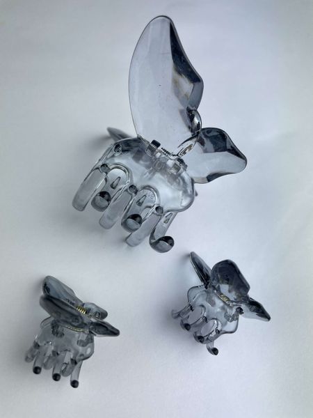 Набір заколок для волосся Hair Clip Set Crystal Grey 1*8cm/2*4cm dl-66463 фото