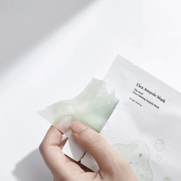 Тканинна маска для обличчя Celimax The Real Cica Calming Ampoule Mask 27ml tk-75896 фото