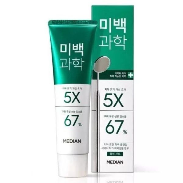 Відбілююча зубна паста Median Whitening Science Toothpaste Plum Mint Scent 100 G zu-11136 фото
